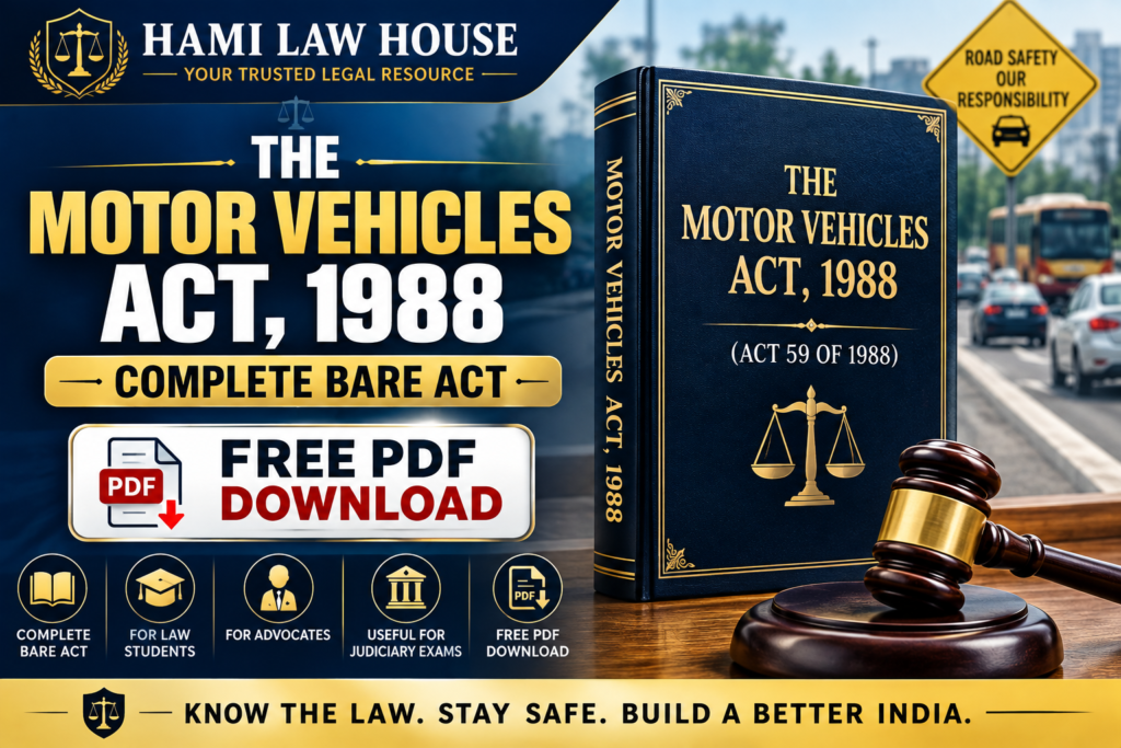 Motor Vehicles Act, 1988 PDF