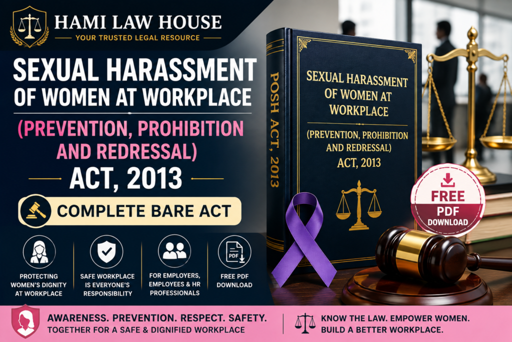 Sexual Harassment of Women at Workplace Act, 2013 PDF