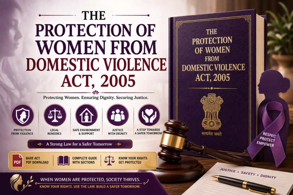 THE PROTECTION OF WOMEN FROM DOMESTIC VIOLENCE ACT, 2005